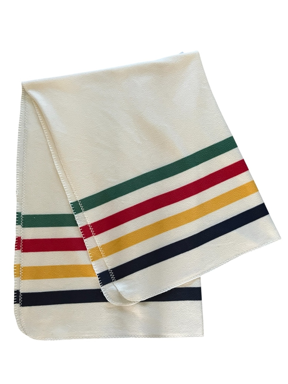 Original Hudson’s Bay Striped Fleece throw